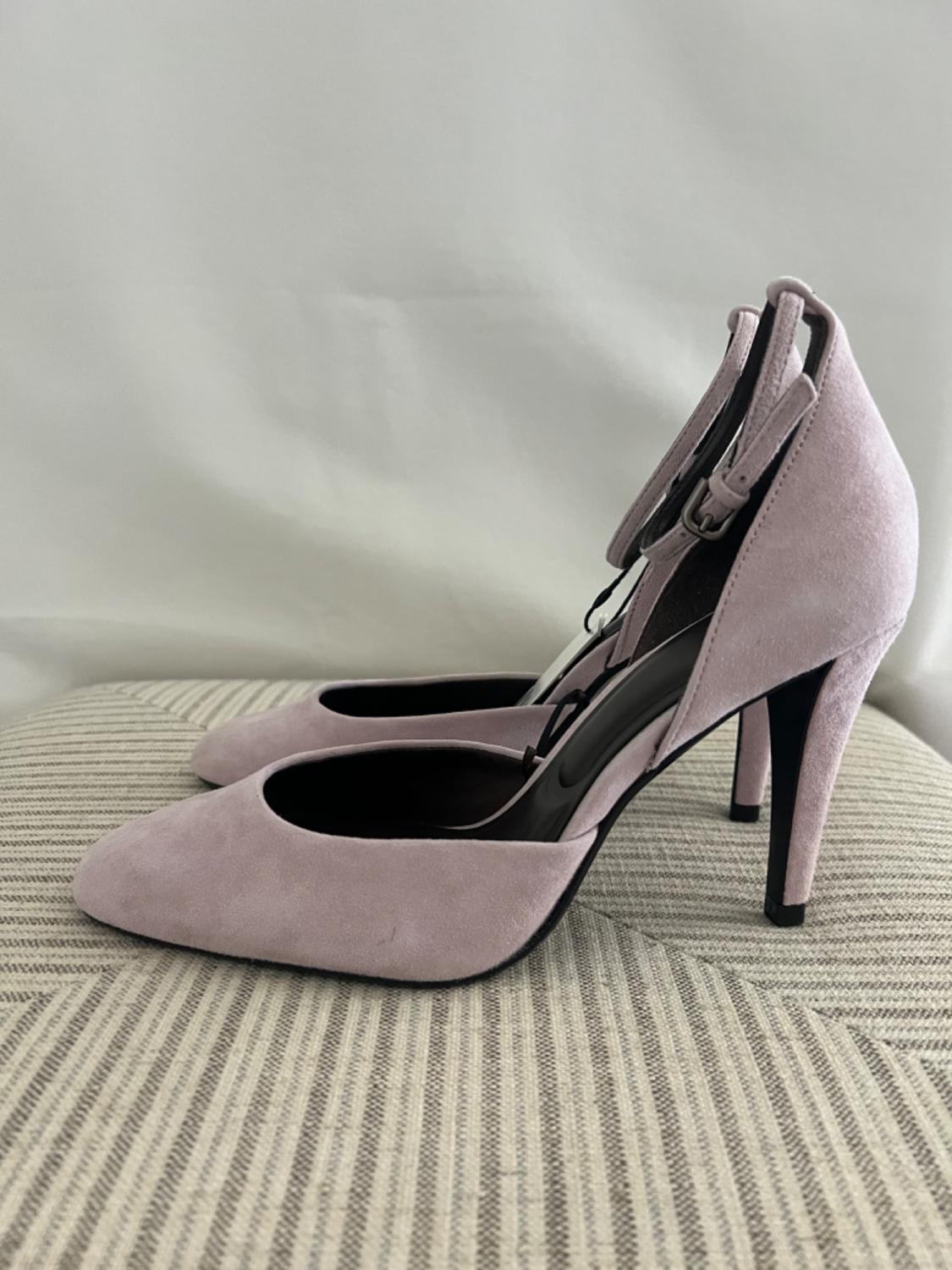 SUEDE ANKLE STRAP HEELS - Image 2