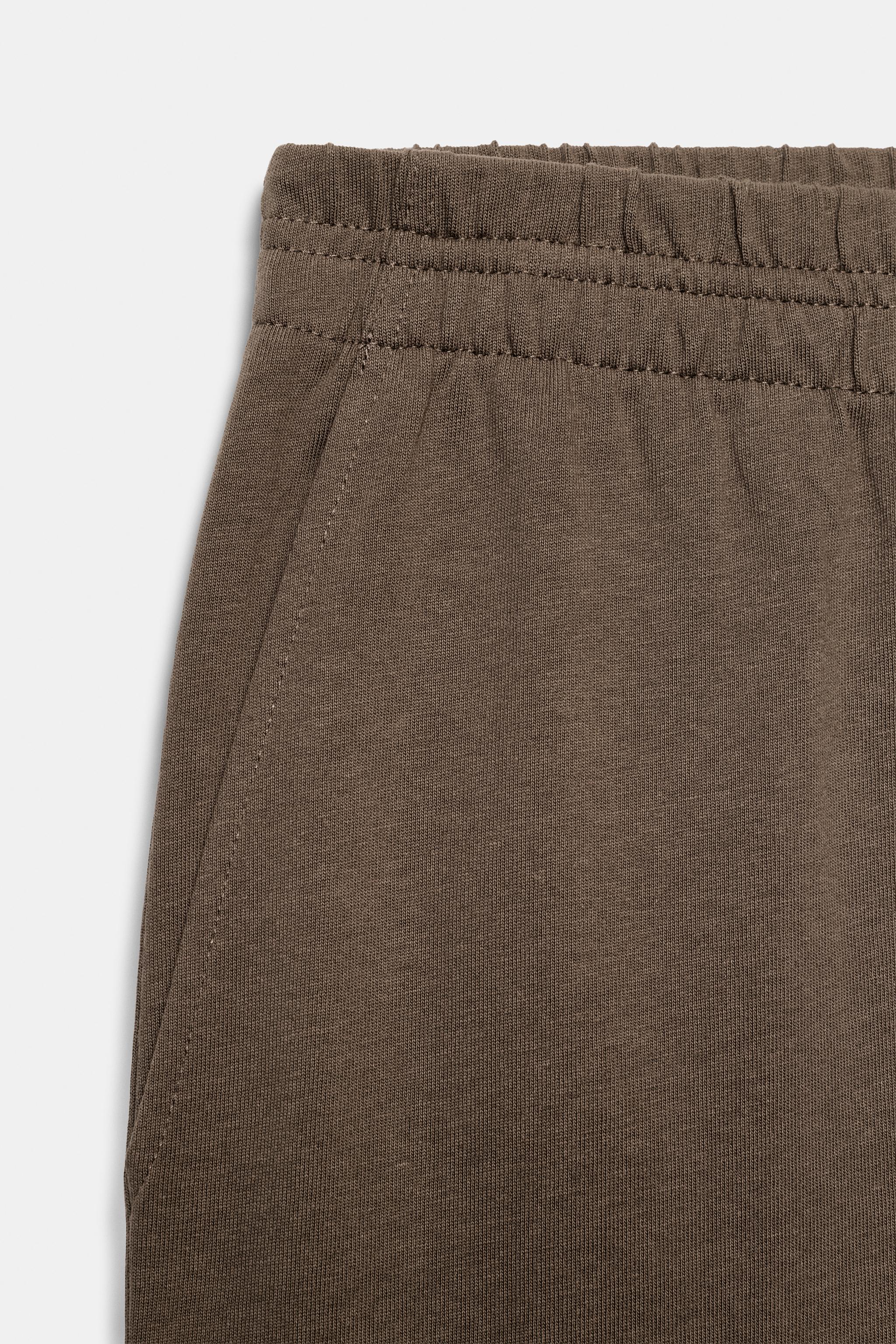 Женские брюки Zara STRAIGHT-LEG COTTON PANTS — фото 8