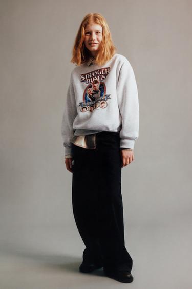 STRANGER THINGS © NETFLIX SWEATSHIRT - Grey marl by Zara