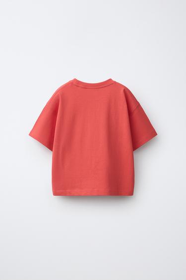 ANIMAL TAG T-SHIRT — Red 2