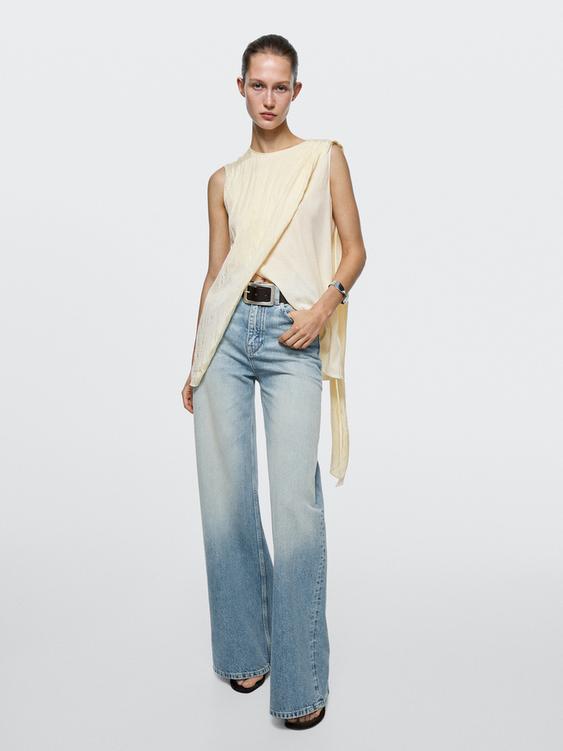 High-waist wide-leg jeans from Zara - $130