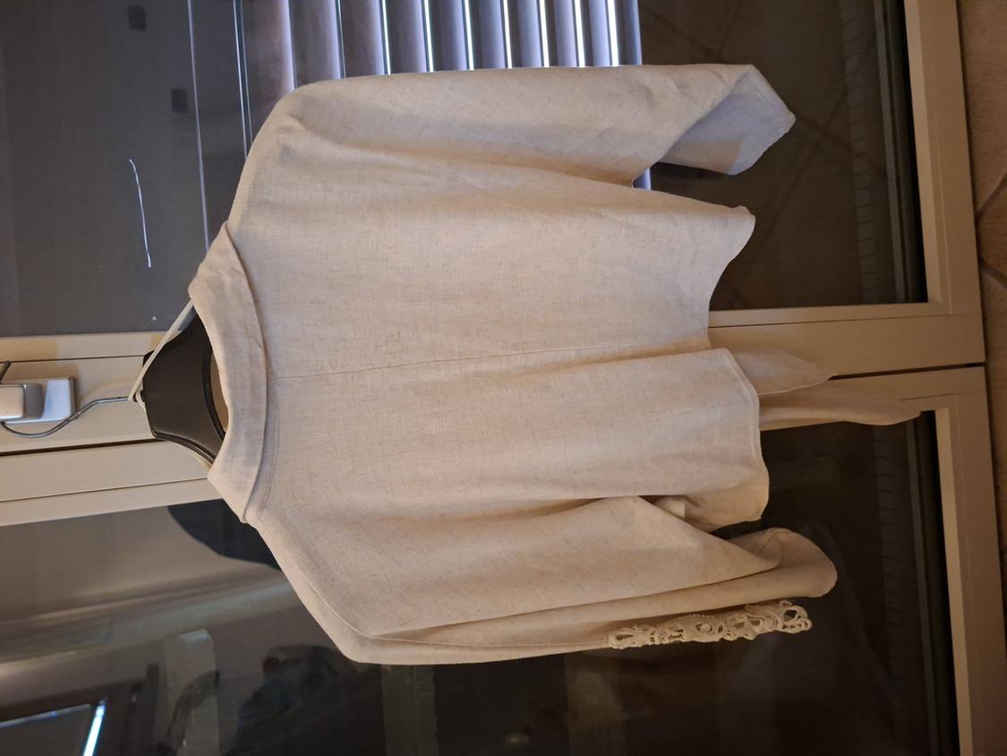 CROCHET TRIM KNOT SHIRT - Image 2