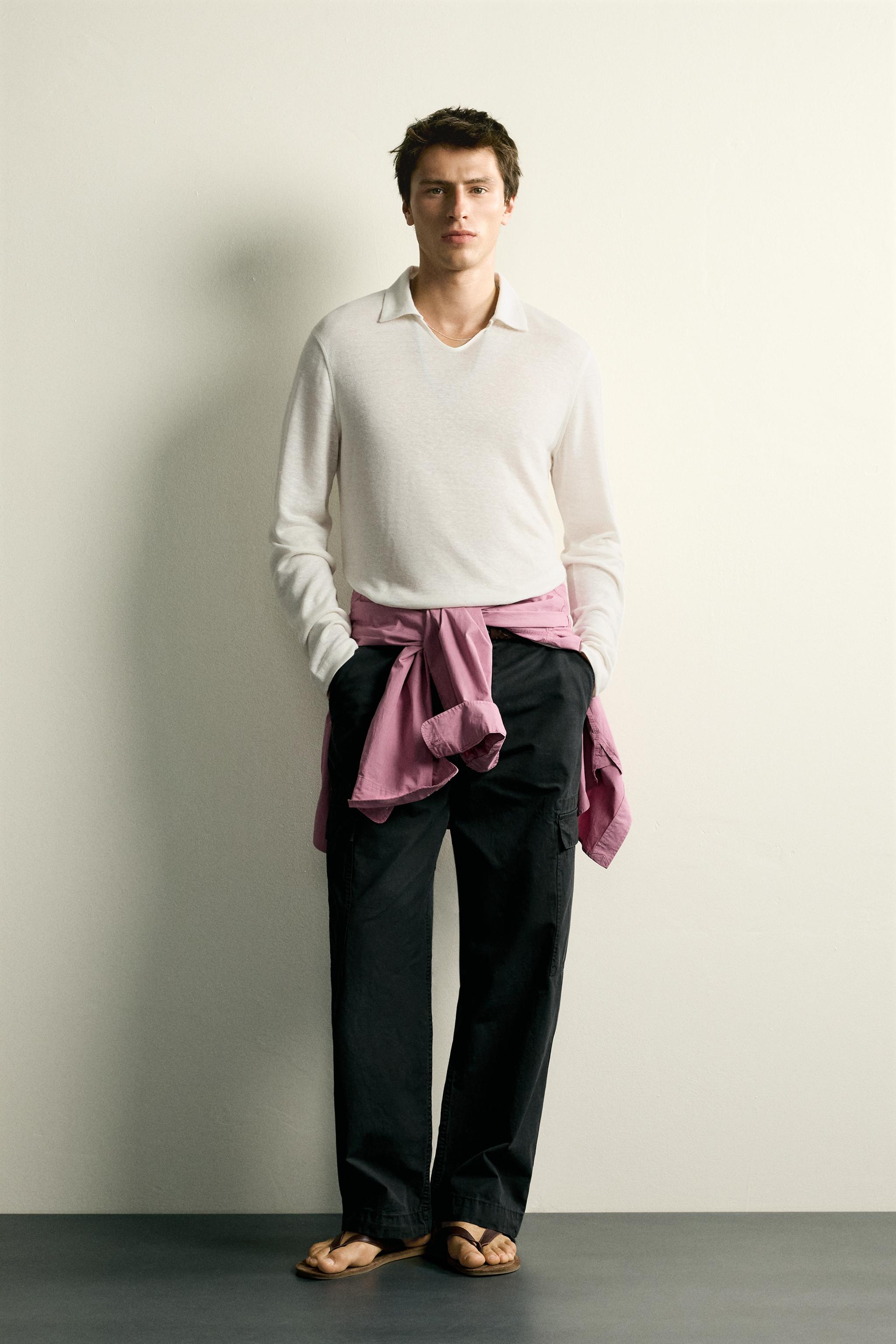 HEMP-VISCOSE BLEND REGULAR FIT POLO