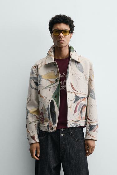 CHAQUETA JACQUARD GEOMÉTRICO SAMUEL DE SABOIA X ZARA - Multicolor de Zara