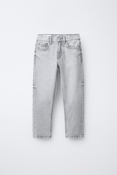 SLIM FIT JEANS - Grey by Zara