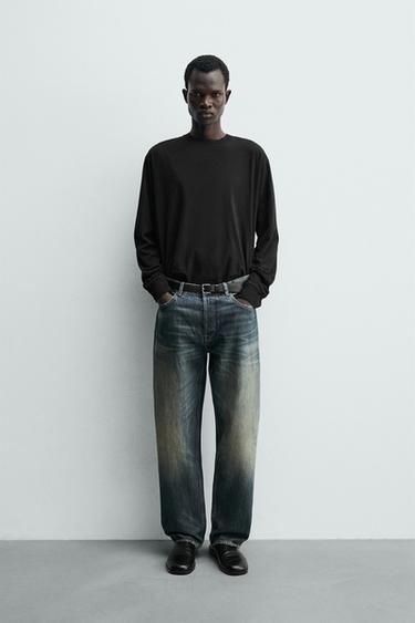 ДЖИНСИ STRAIGHT-LEG - Синій Zara