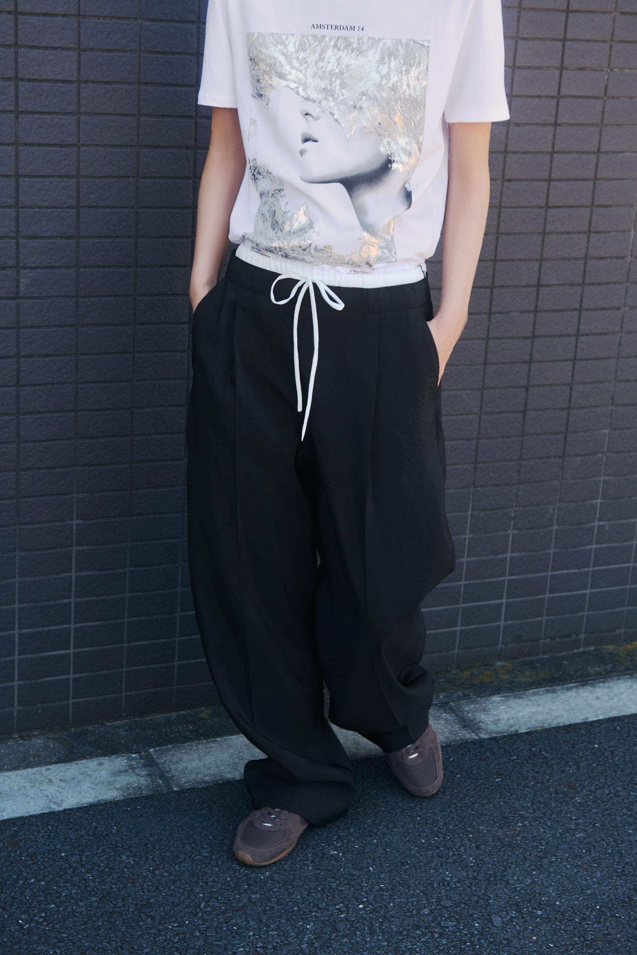 レディーストラウザーパンツ ワイド | ZARA 日本