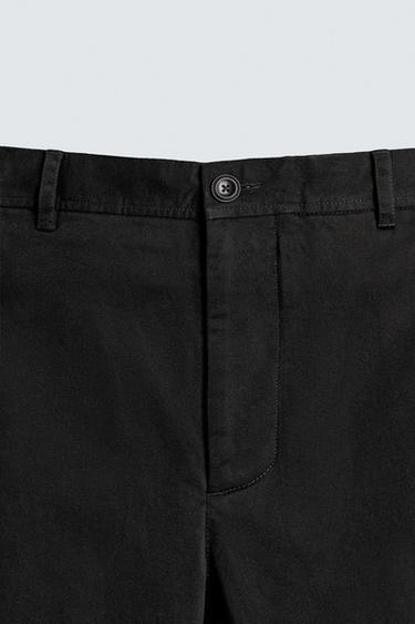 PANTALON CHINO STRAIGHT FIT - Noir de Zara - Image 8