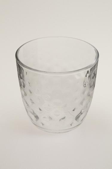 RAISED DESIGN TUMBLER - Transparent by Zara - Image 1