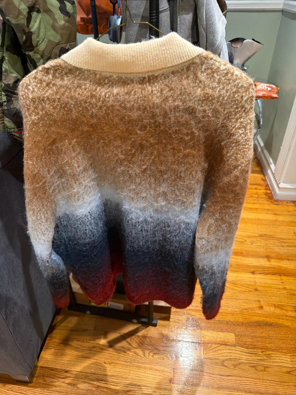 OMBRÉ COLOR KNIT CARDIGAN - Image 3