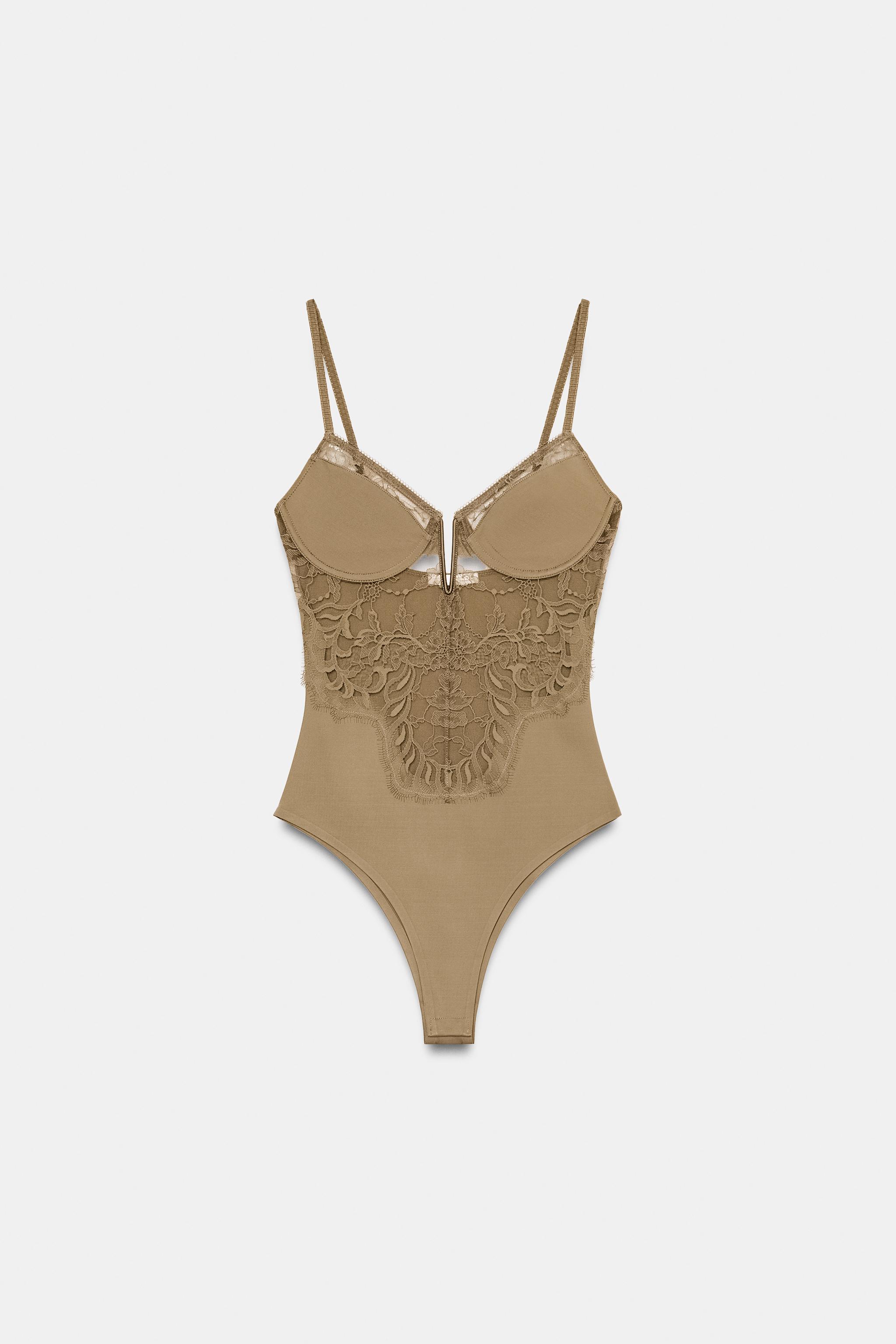 BODY ENCAJE EN POLYAMIDE