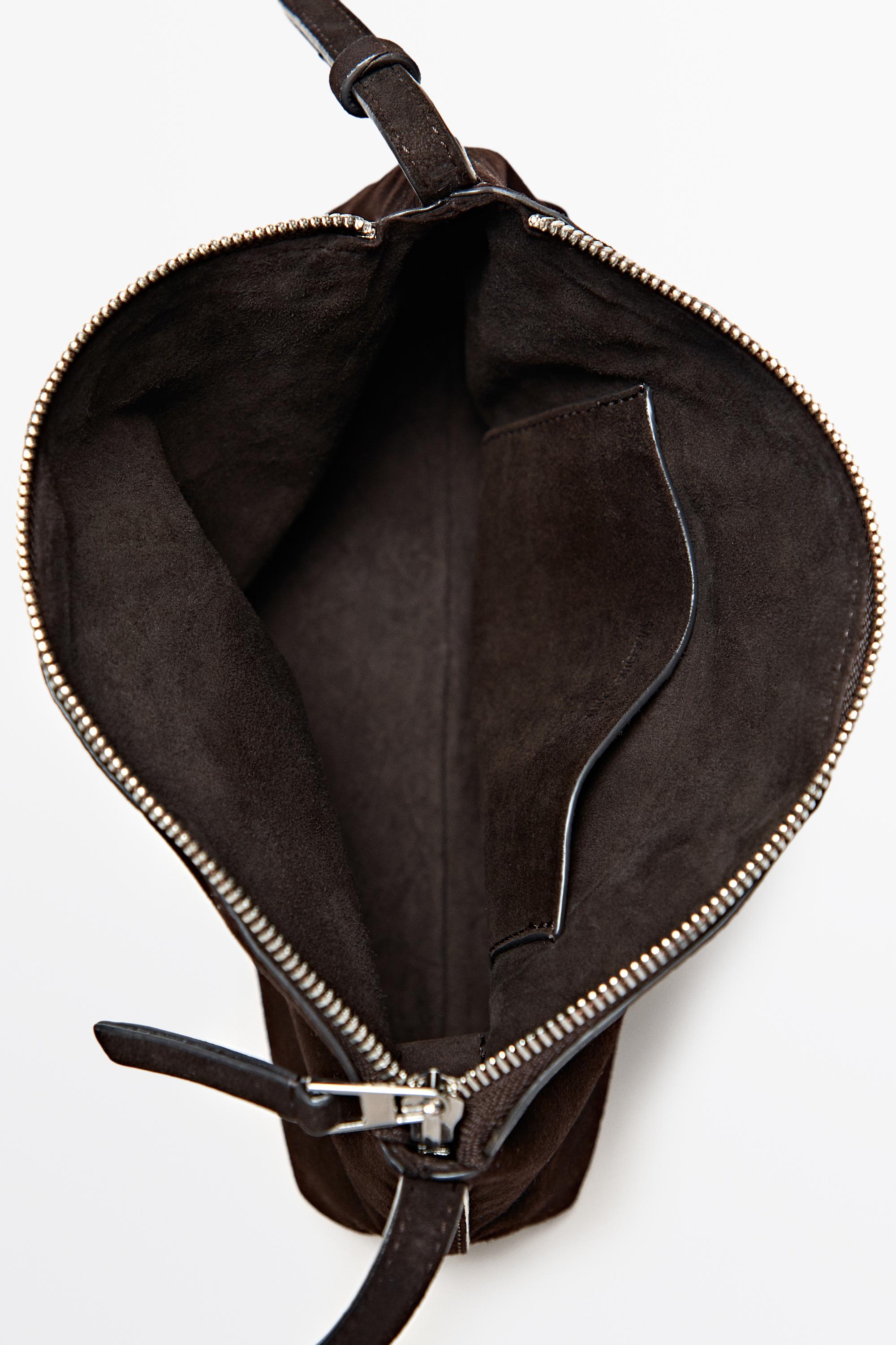 Sac à bandoulière en croûte de cuir