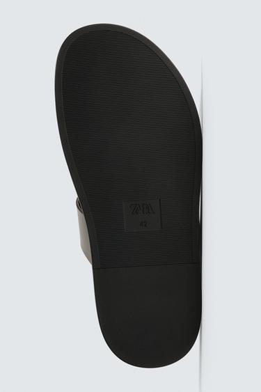 SANDALES À BRIDES - Bordeaux de Zara - Image 6