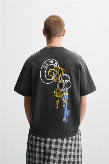POST MALONE™ GRAPHIC SWEATSHIRT - Dark anthracite by Zara - Image 2