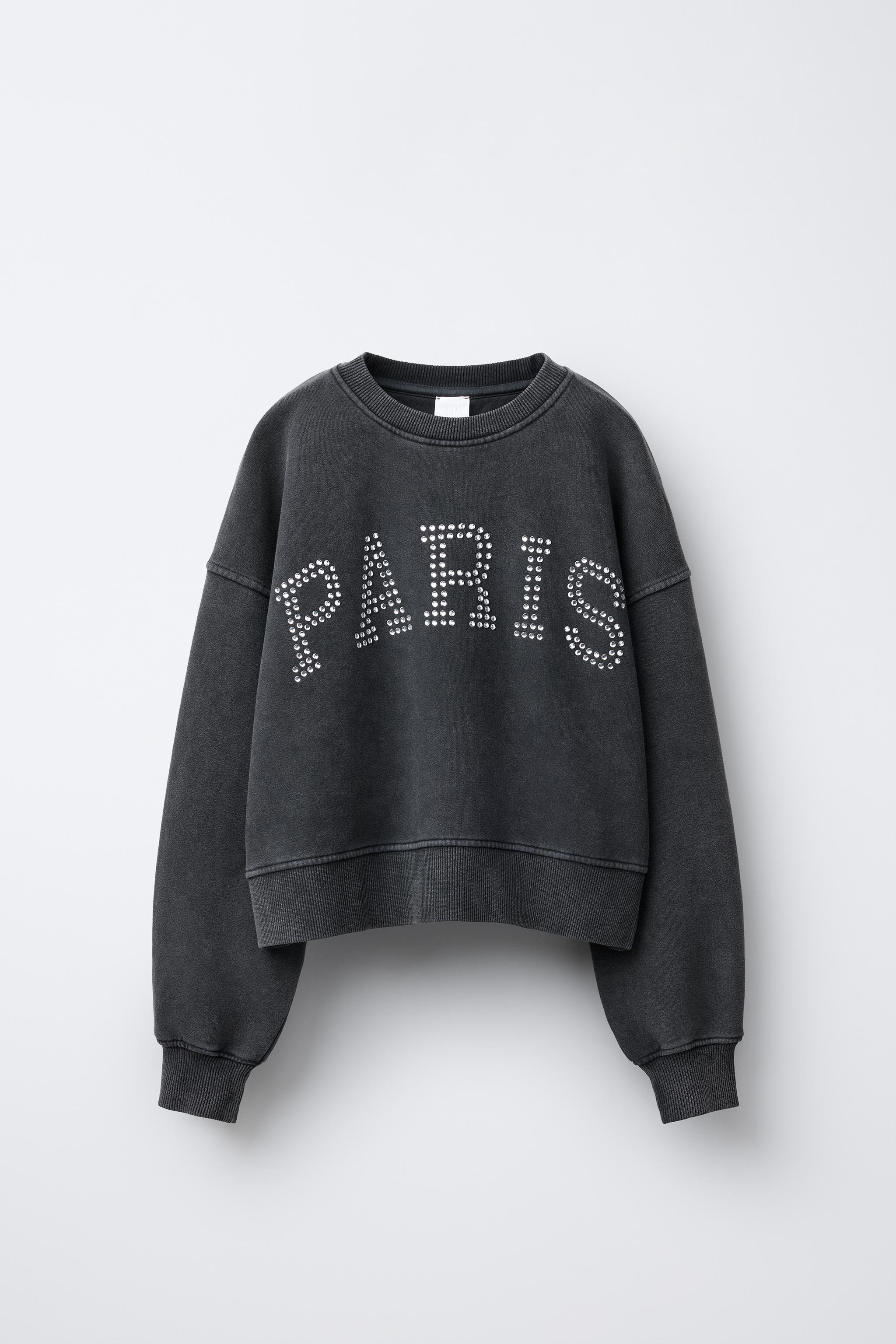 先着　完売品treat ürself logo rhinestone sweat Treat Ürself logo rhinestone sweat