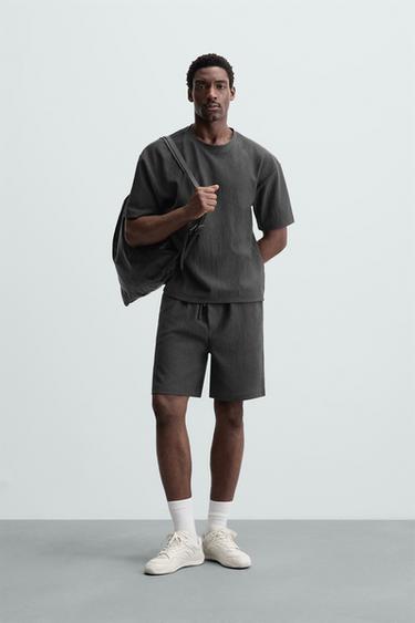 TEXTURED RELAXED FIT SET - Billiard green by Zara - Image 0
