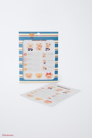 BUTTERBEAR © STICKER PACK - Ecru by Zara - Image 2