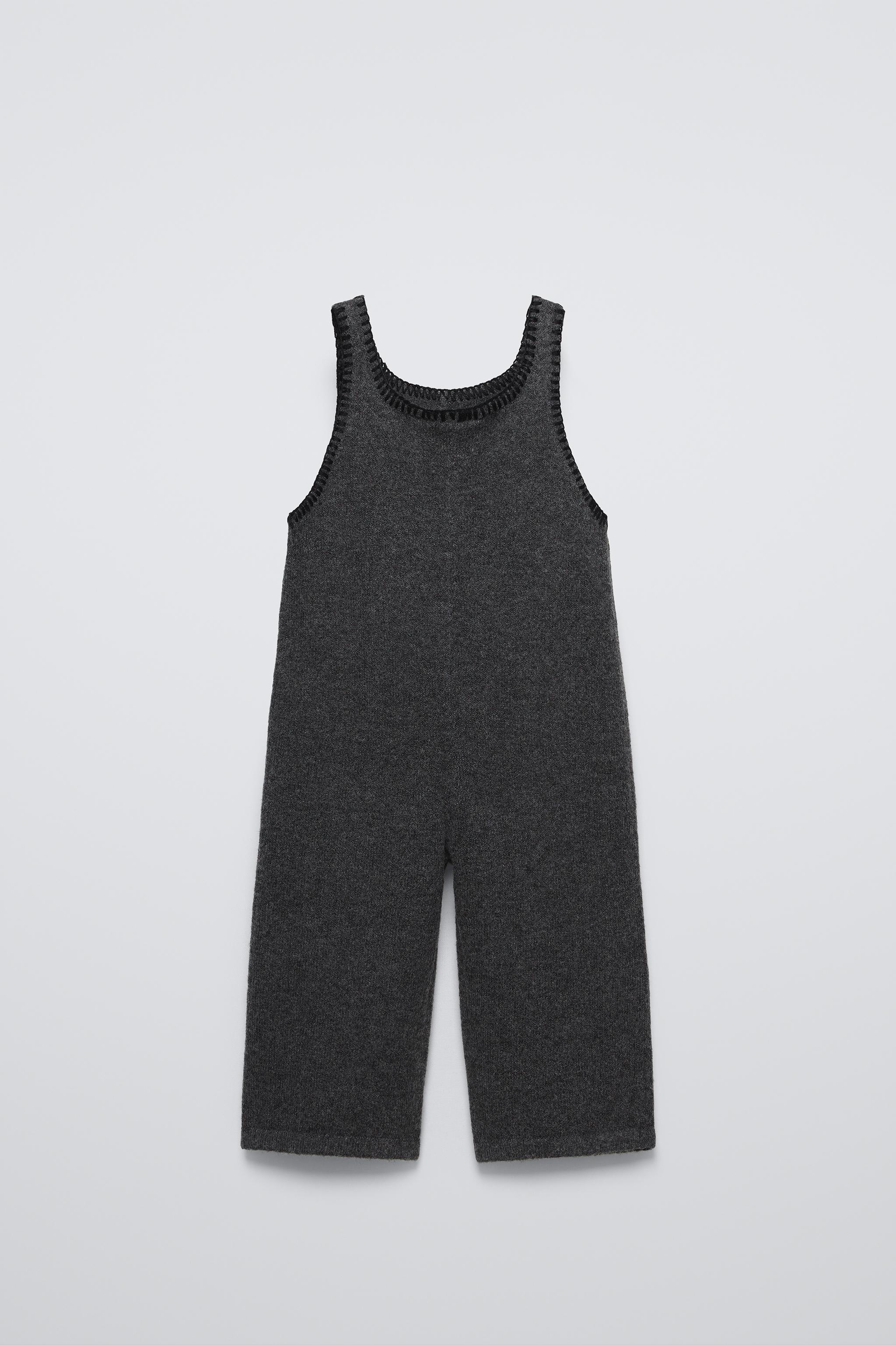 Zara outlets Knit Overalls