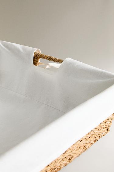 IRONING BASKET WITH FABRIC LINING - Brown by Zara - Image 3
