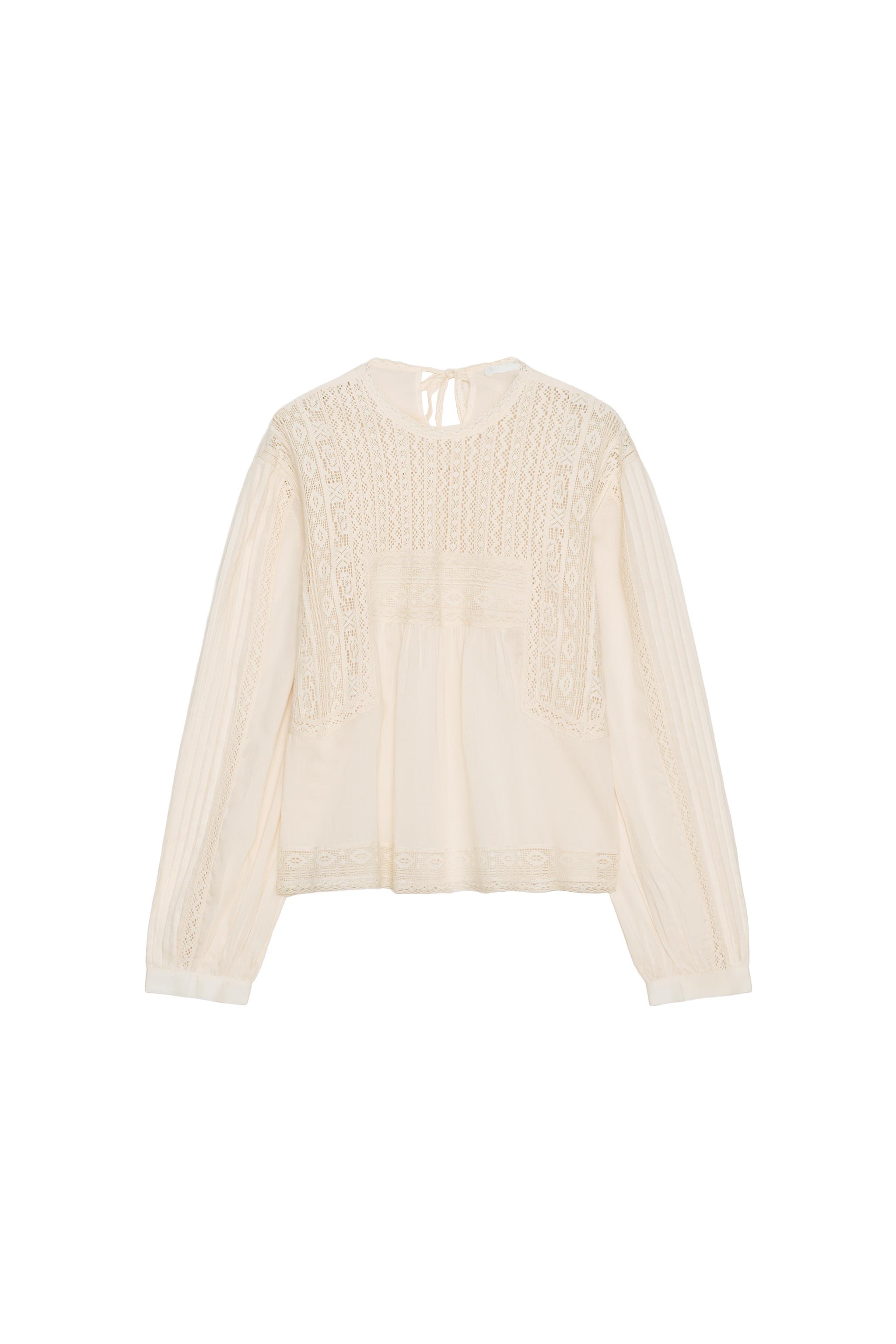 まいくページ CAMISA BORDADA ZW COLLECTION - Cru-médio | ZARA Brasil