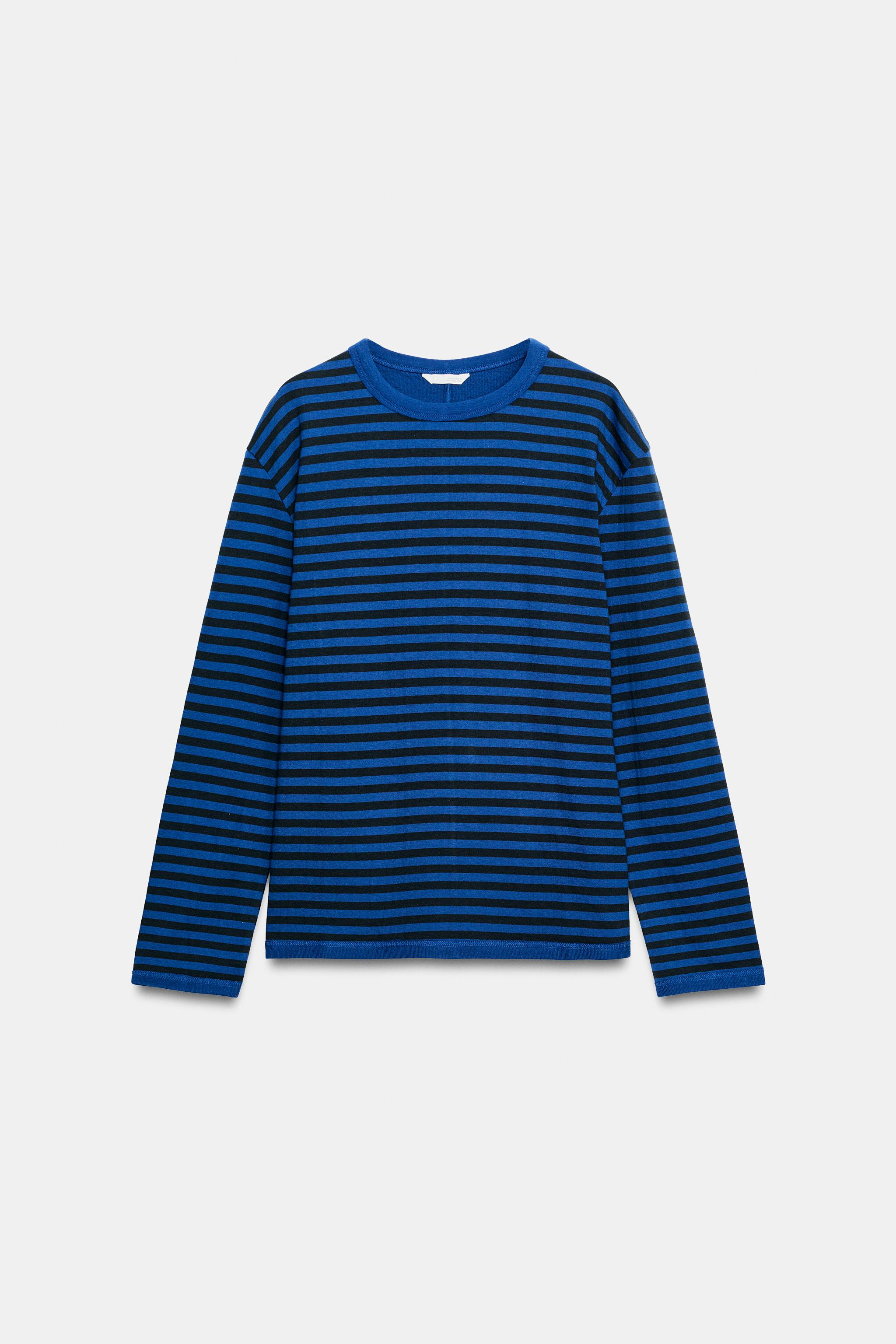 Zara ÇİZGİLİ T-SHIRT görsel 6