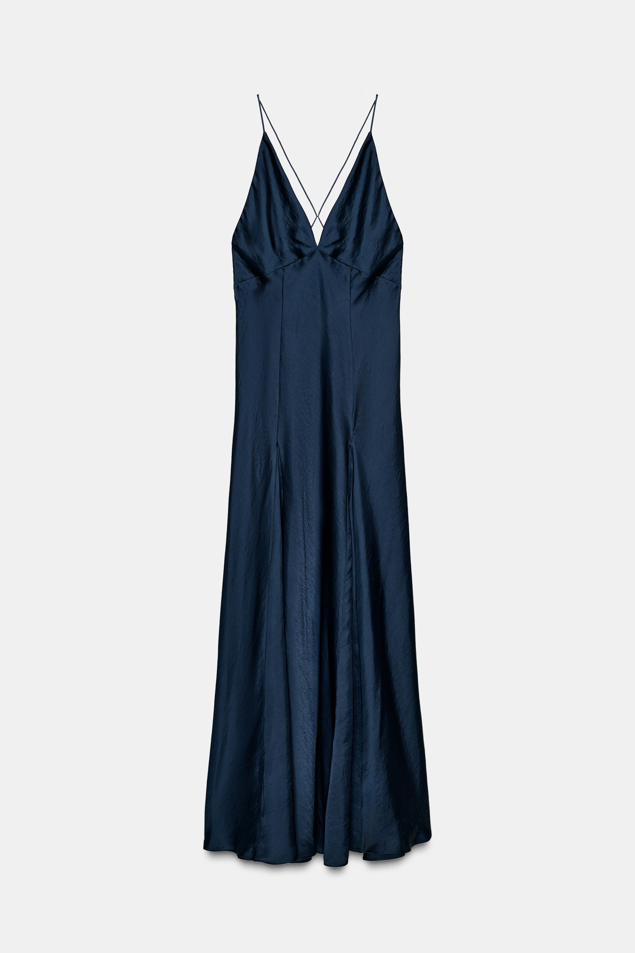 ZW COLLECTION SATIN EFFECT MAXI DRESS