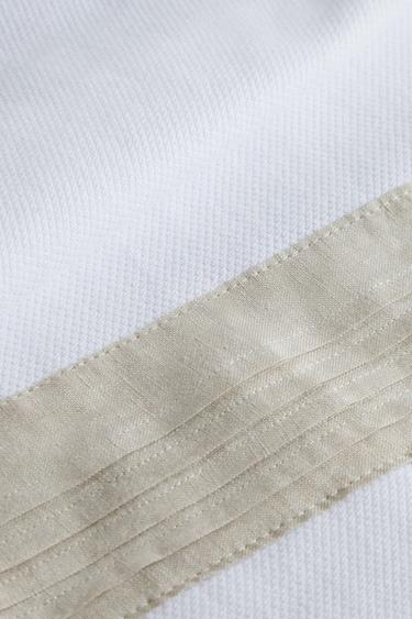 TAGESDECKE MIT FALTEN - Weiß von Zara