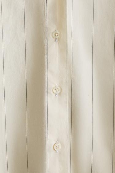 STRIPED SHIRT - Ecru by Zara - Image 3