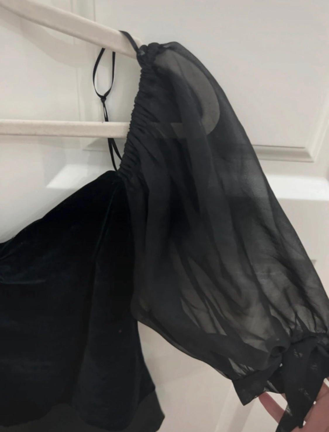 COMBINED VELVET BODYSUIT - Image 3
