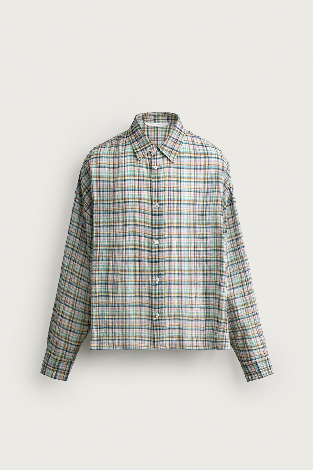 RELAXED FIT CHECK SHIRT