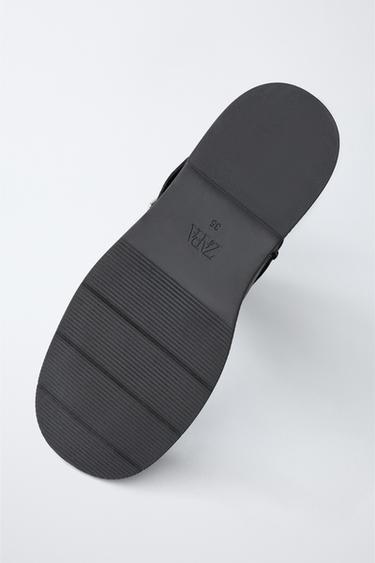 BUCKLED LEATHER BOOTS - Black by Zara - Image 7
