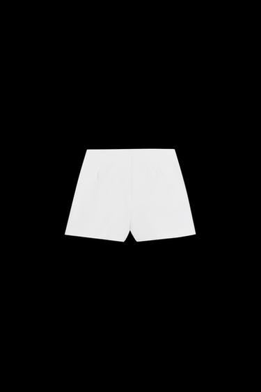 HIGH-WAIST SHORTS - White by Zara
