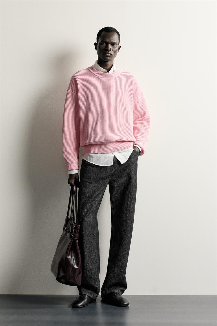 Zara Chenille relaxed fit jumper