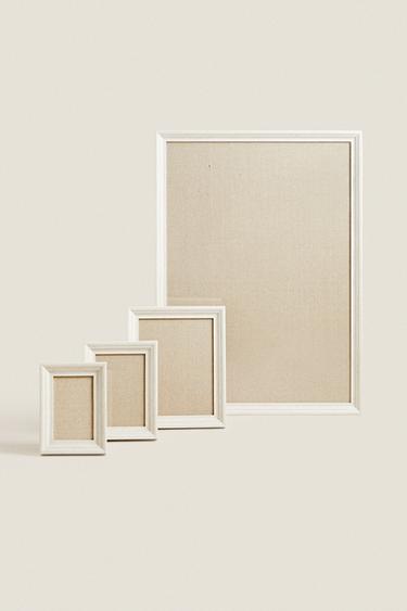 WOODEN PHOTO FRAME - White by Zara