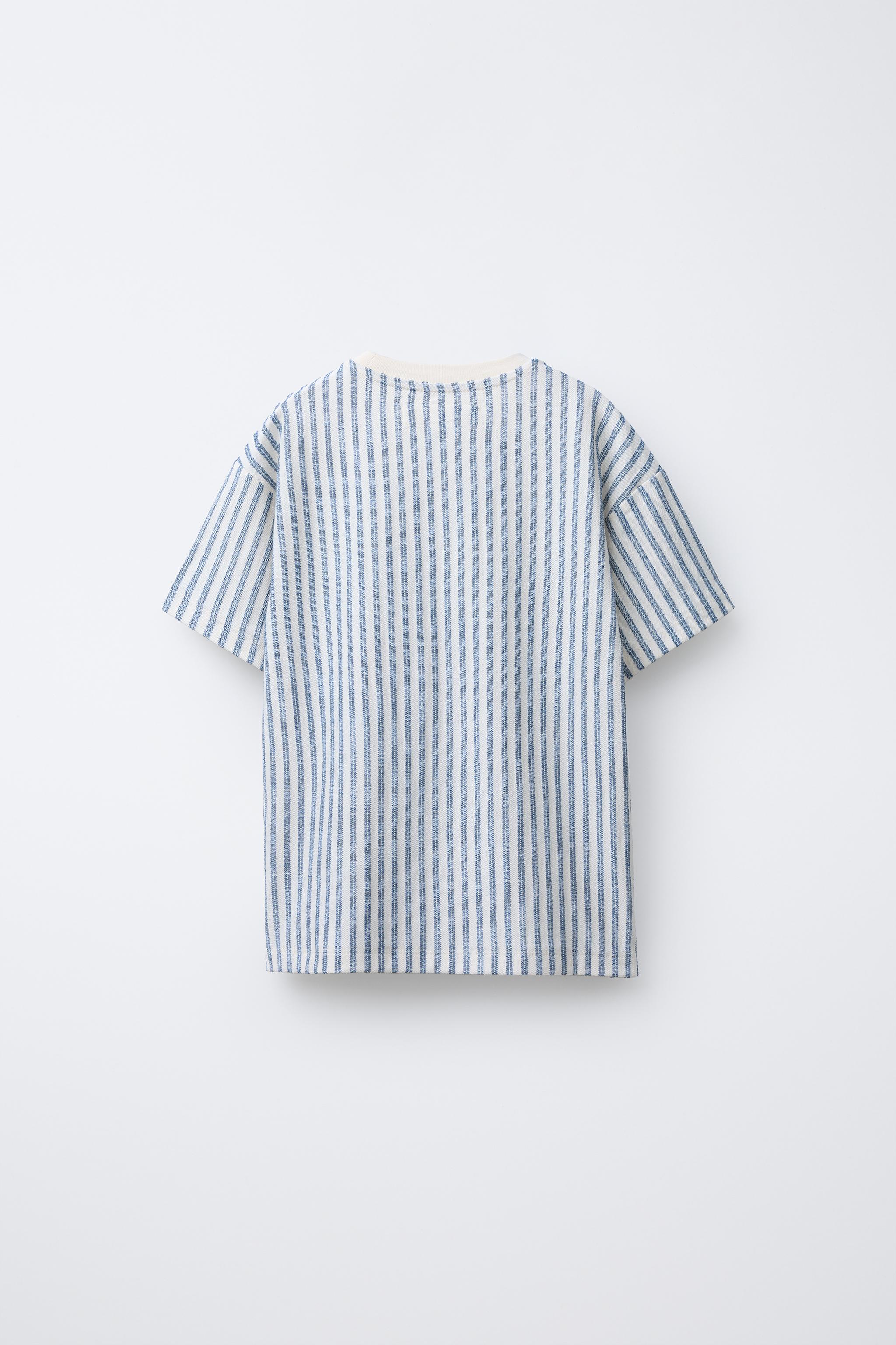 ★ドイツ発*ZARA*新作*STRIPED ニットTシャツ/RG★ ☆ドイツ発*ZARA*新作*STRIPED ニットTシャツ/RG☆ (ZARA/T