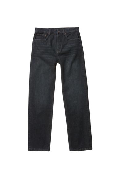 STRAIGHT ANKLE FIT JEANS - Blue by Zara