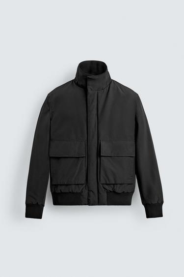 WATER-REPELLENT PUFFER JACKET - Black by Zara
