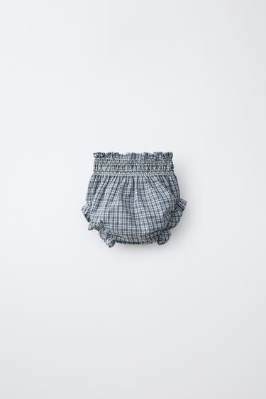 PLAID PRINT BRIEFS — Green / Blue 2