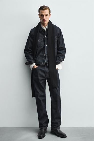 BOTA DE COURO COM FIVELA - Preto da Zara - Imagem 0