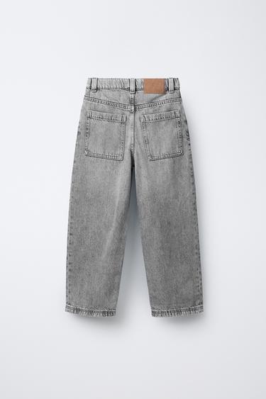 JEAN RELAXED BAGGY - Gris moyen de Zara - Image 1