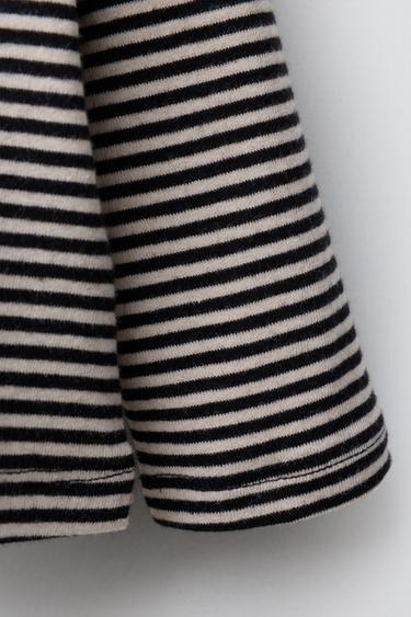 HAUT À COL ROULÉ - Noir / Blanc de Zara - Image 3