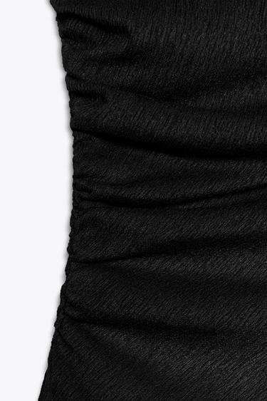 HAUT BUSTIER À TEXTURE - Noir de Zara - Image 8