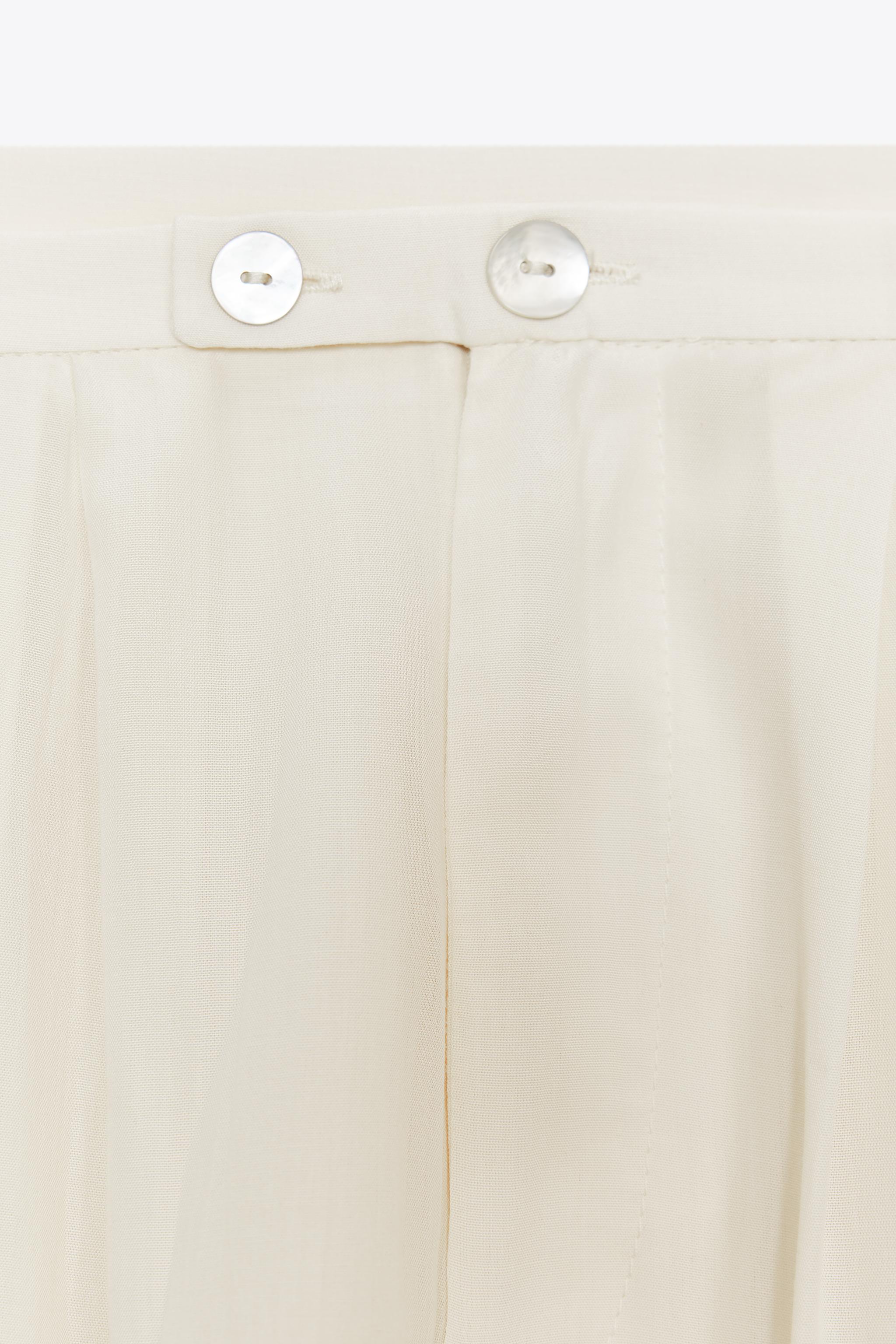 PANTALON LONGUEUR CHEVILLE MULTI PLIS