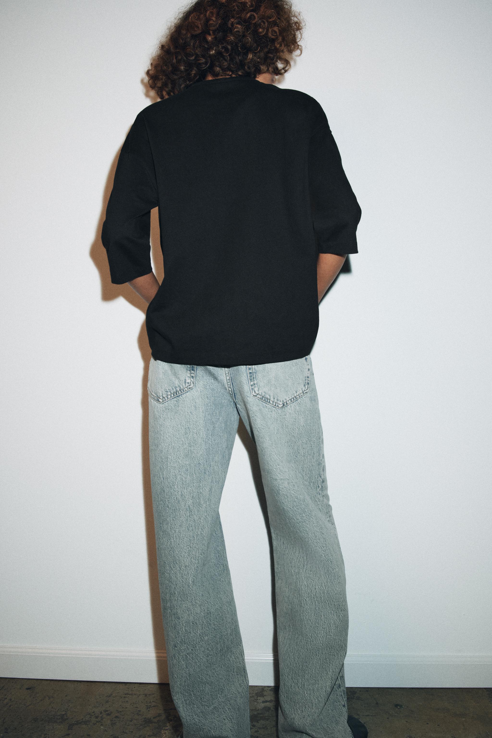 RUSTIC THREE-QUARTER SLEEVE T-SHIRT