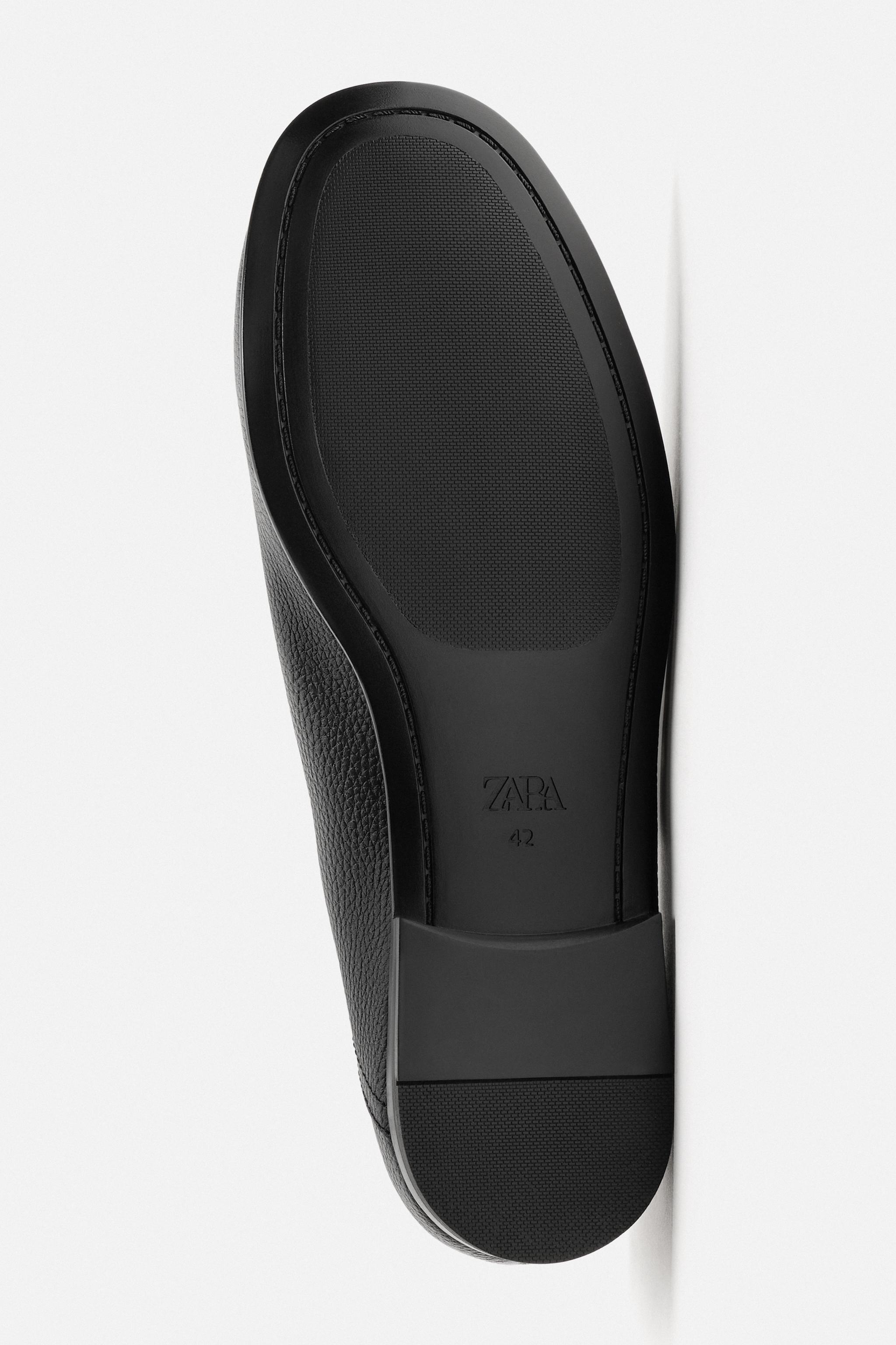 【ZARA】レザーローファー 限定版 2671/520/800 LIMITED EDITION LEATHER LOAFERS - Black | ZARA United States