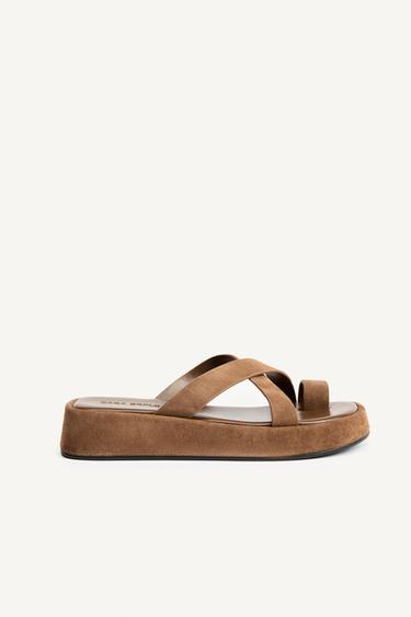 SD STRPS SNDLS - Marron de Zara - Image 6