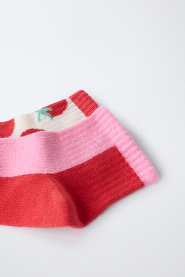 LOT DE DEUX CHAUSSETTES BASSES CASA LAWA X ZARA KIDS - Multicolore de Zara - Image 1