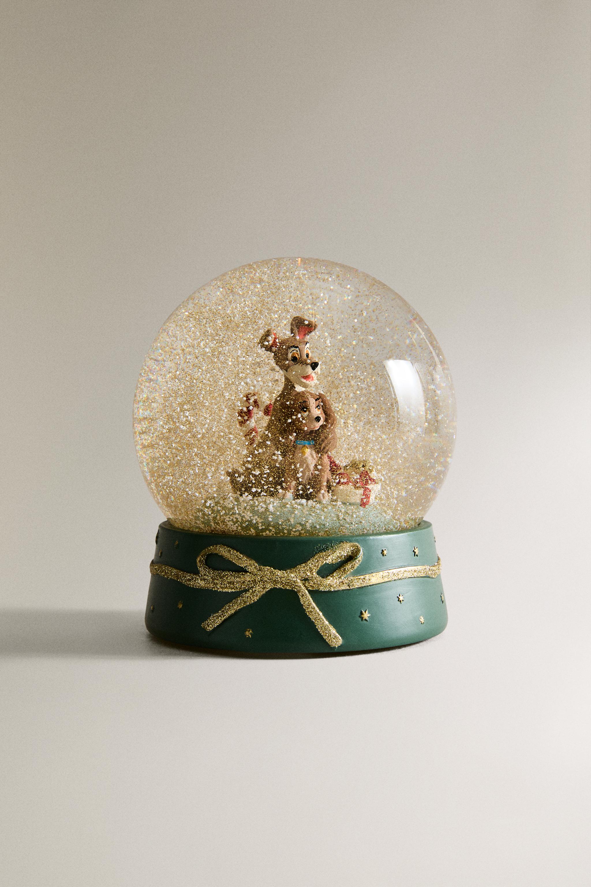 Disney lady & good tramp Snow Globe