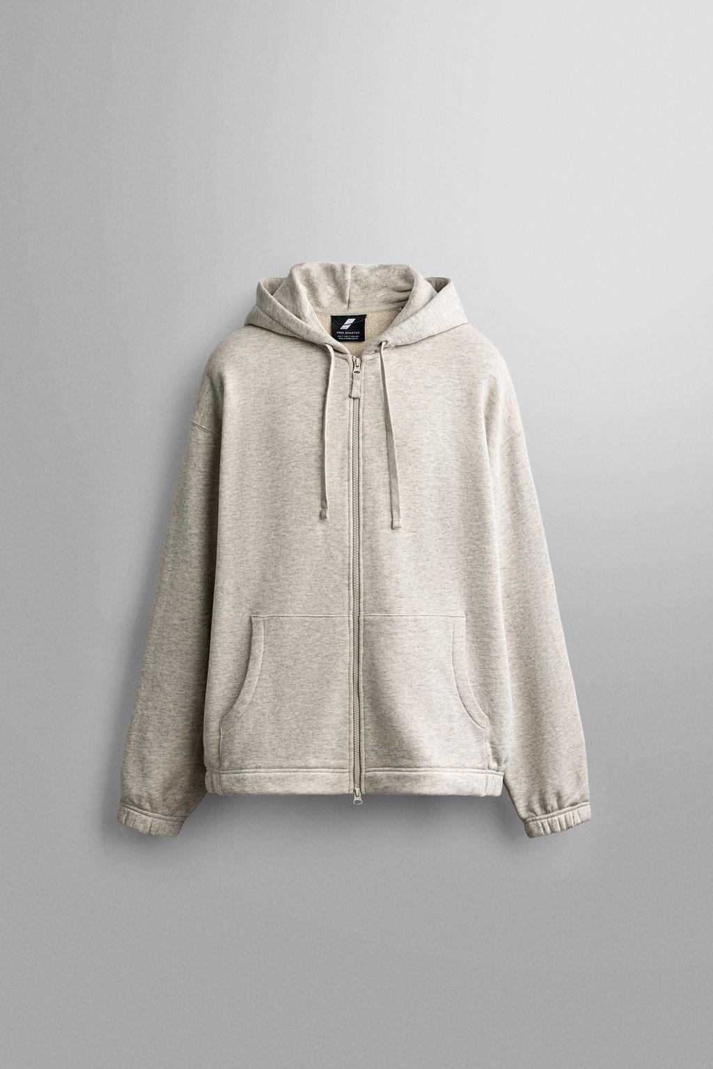 COTTON ZIP-UP HOODIE