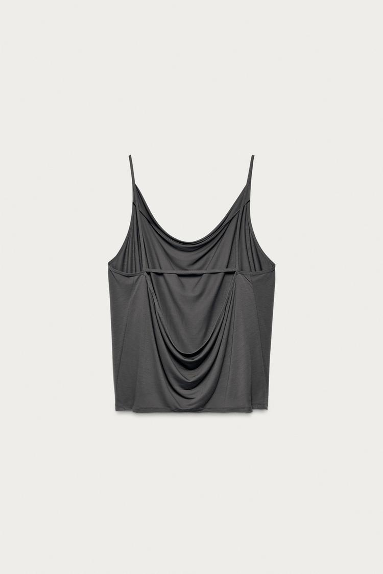 Top drapeado MARISA BERENSON X ZARA 3